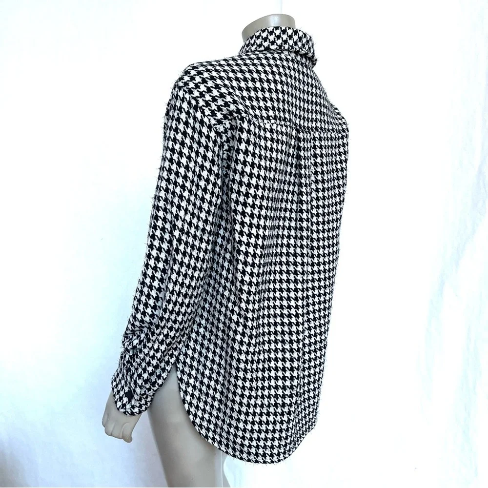 WAYF Women’s Houndstooth Shirt, Jacket - Picture 8 of 16